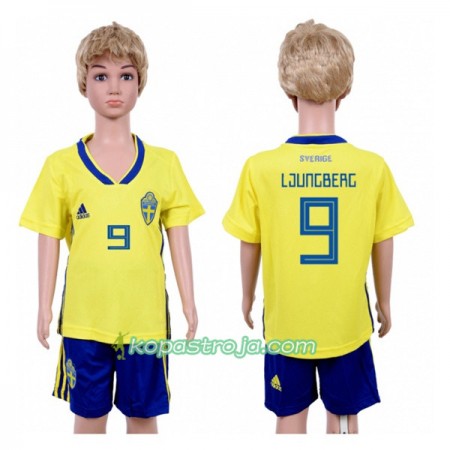 Billiga Fotbollströjor Sverige Ljungberg 9 Barn VM 2018 Hemma tröja